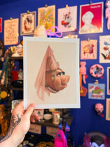 Princess Miss Piggy 8x10 Art Print