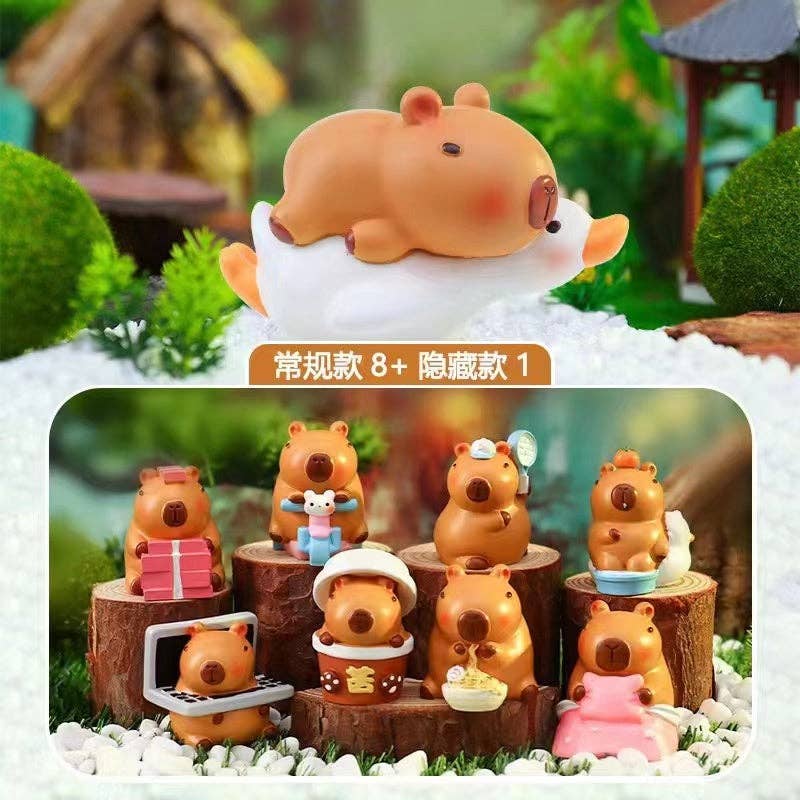 Capybara Family Figurine Blind Box