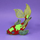 Leather Fish Magnet