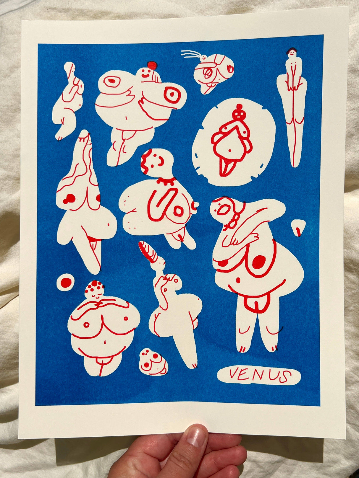 Venus Riso Art Print