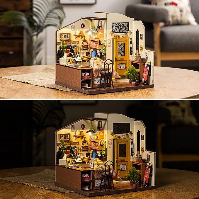 Miniature House Kit Cozy Kitchen DIY