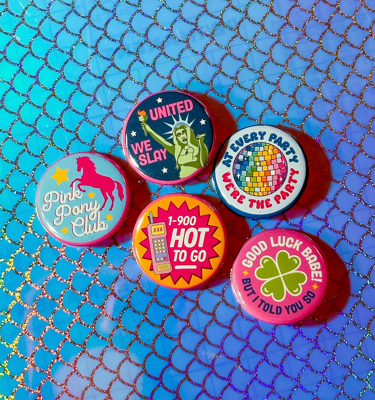At Every Party We're The Party Chappell Roan Button