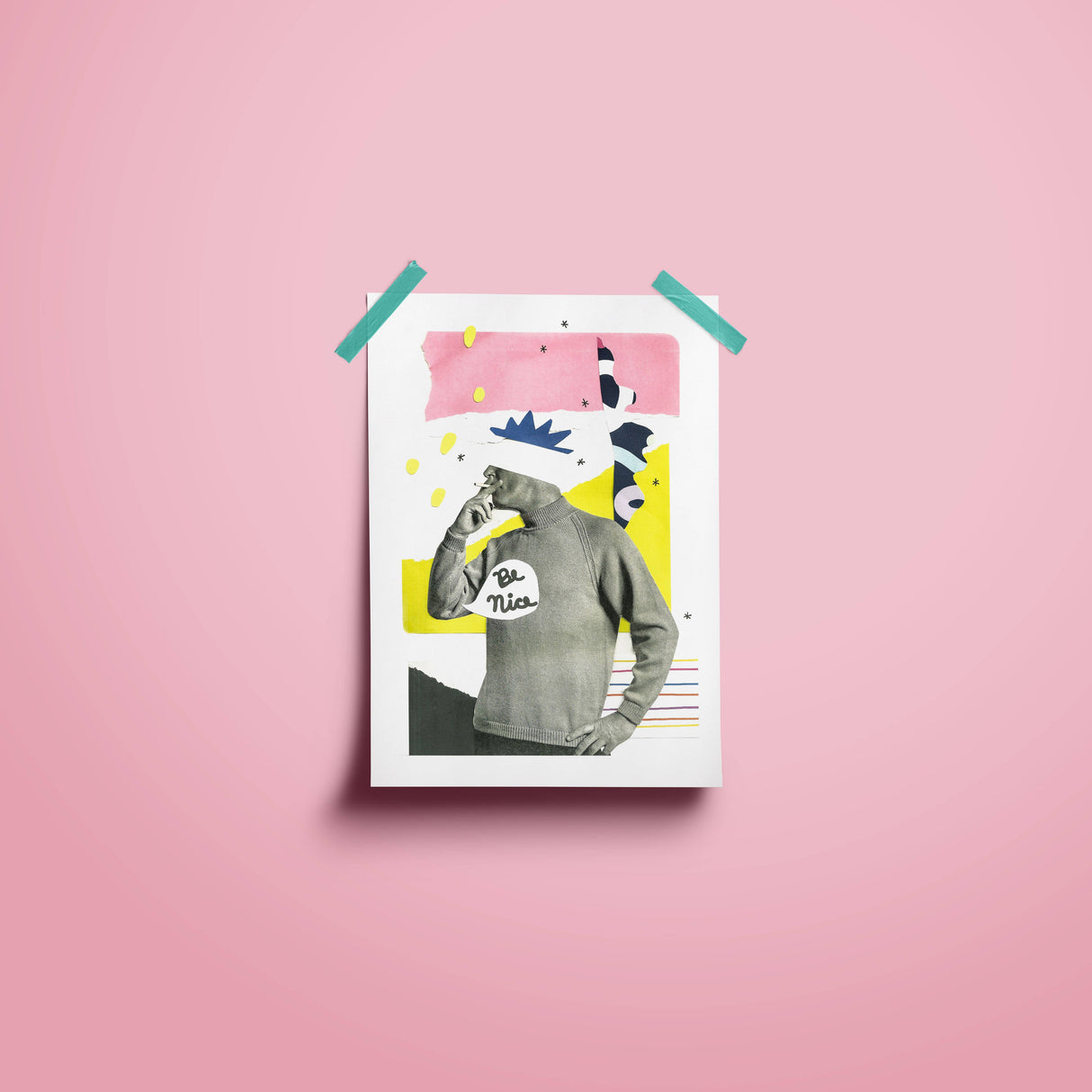 Be Nice Art Print