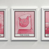 Cat Tarot The Fool Art Print