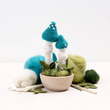 Blue Roundhead Needle Felting Kit