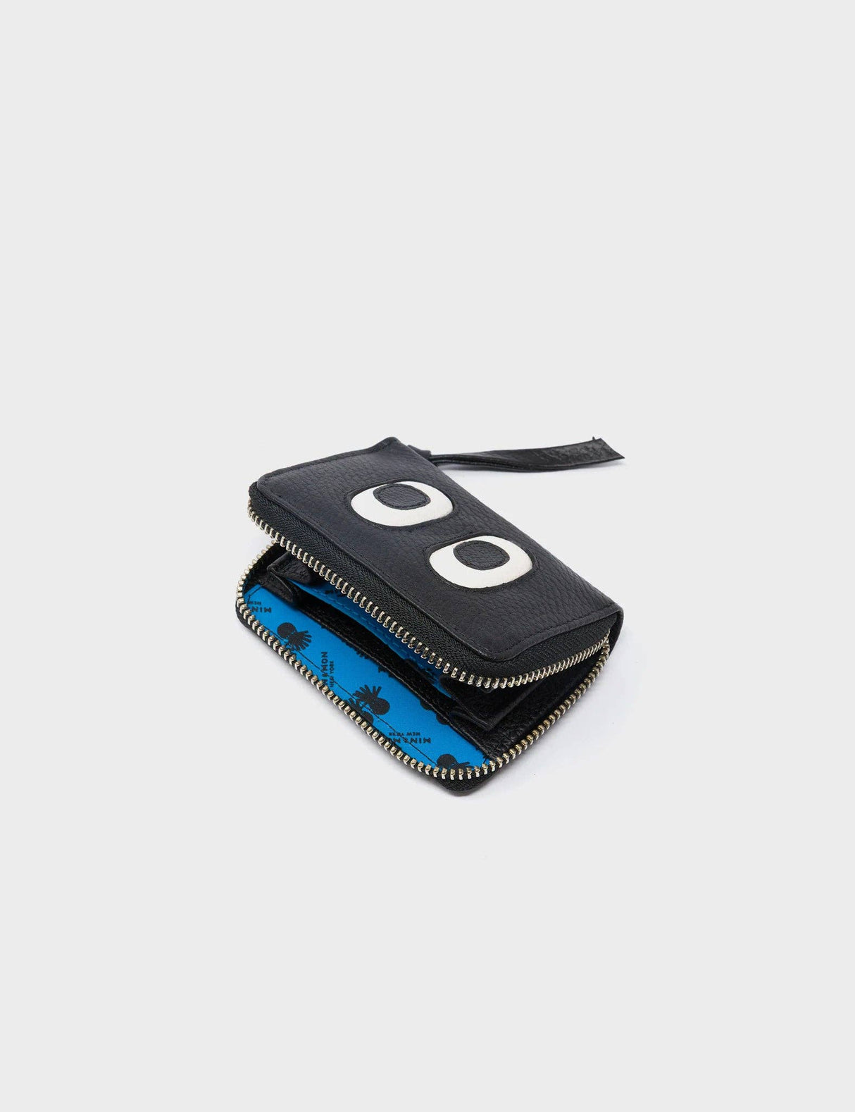 Frodo Black Leather Zip Around Wallet - Look Up 👀