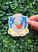 Nighty Knight Medieval Waterproof Vinyl Sticker