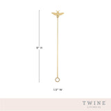Bumble Bee Stir Sticks - Set of 4
