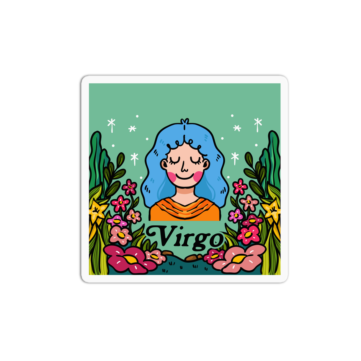 Virgo Vinyl Waterproof Sticker