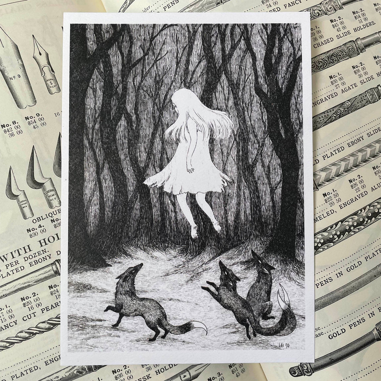 Ghost Stories Told by Foxes - 5x7" Print