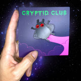 Cryptid Club Moth Man Hair Clip