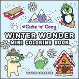 Winter Wonder Mini Coloring Book by