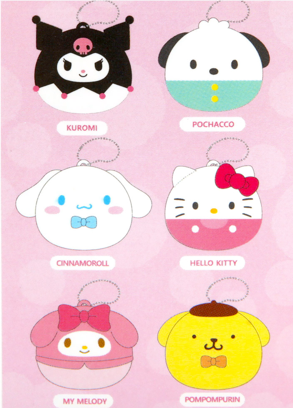Sanrio Soft Squishy Keychain Blind Box