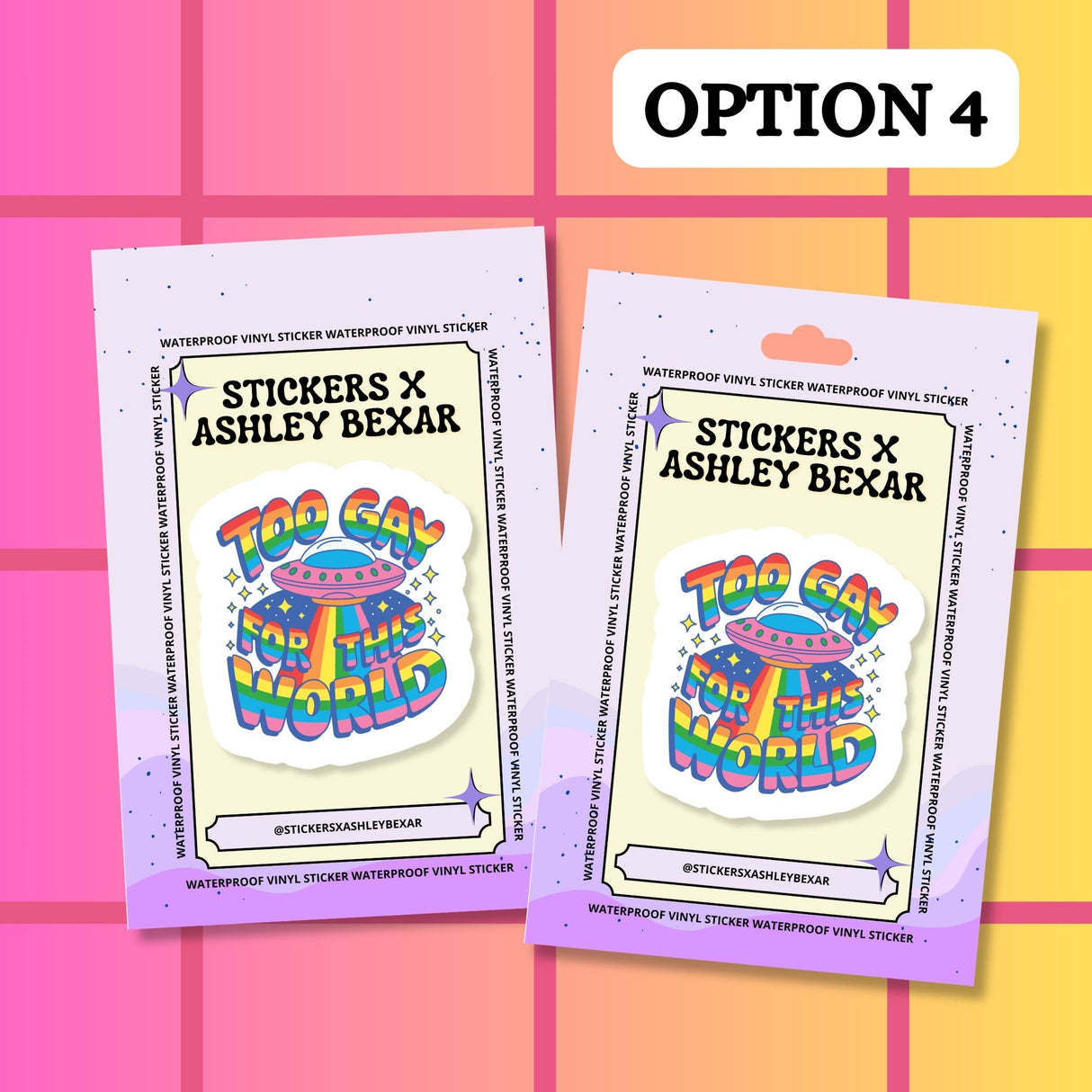 Gay LGBTQIA+ LGBT Funny Pride Waterproof Vinyl Sticker