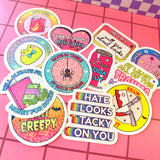 Funny Relatable Lactose Intolerant Waterproof Vinyl Sticker
