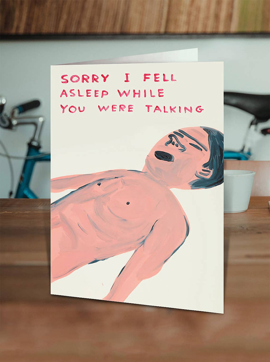 Fell Asleep Talking Greeting Card