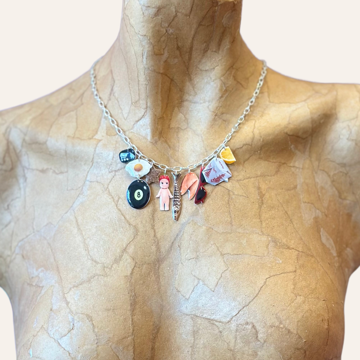 Picto Charm Necklace