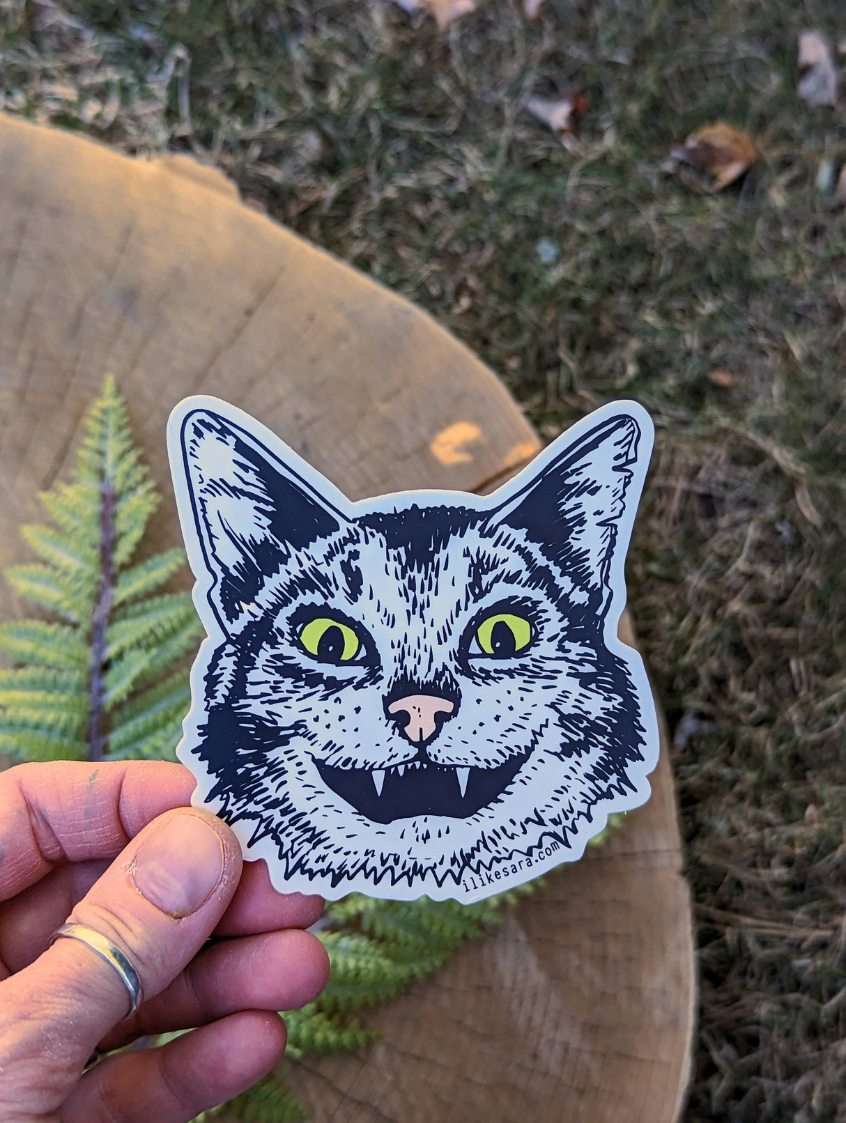 Cat Face Sticker