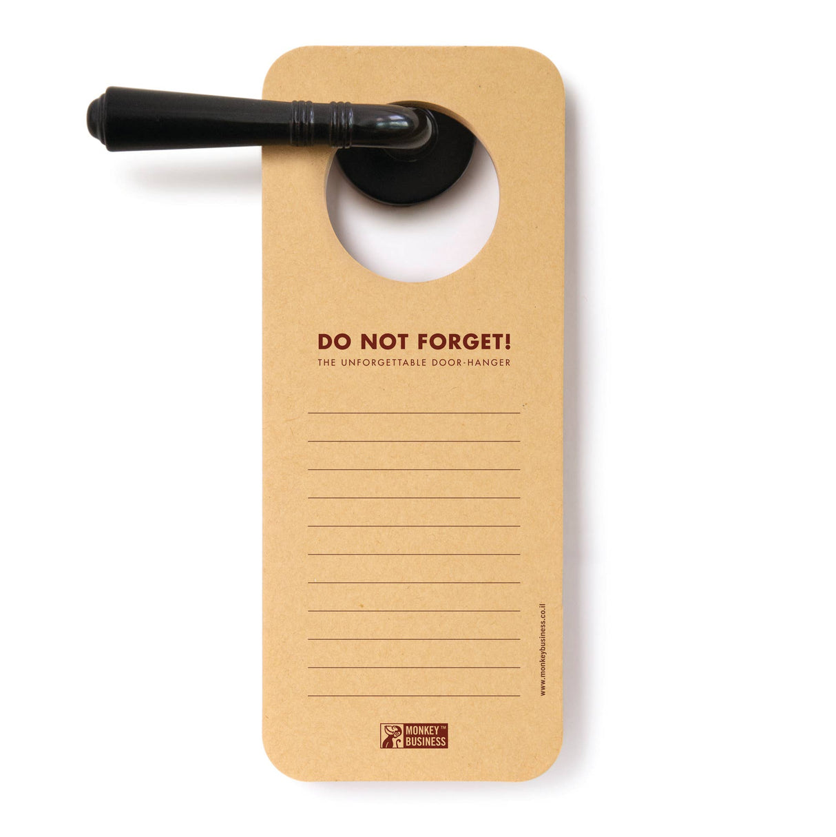 Unforgettable Doorhanger Reminder Pad