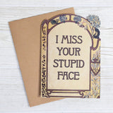 Miss You Greeting Card