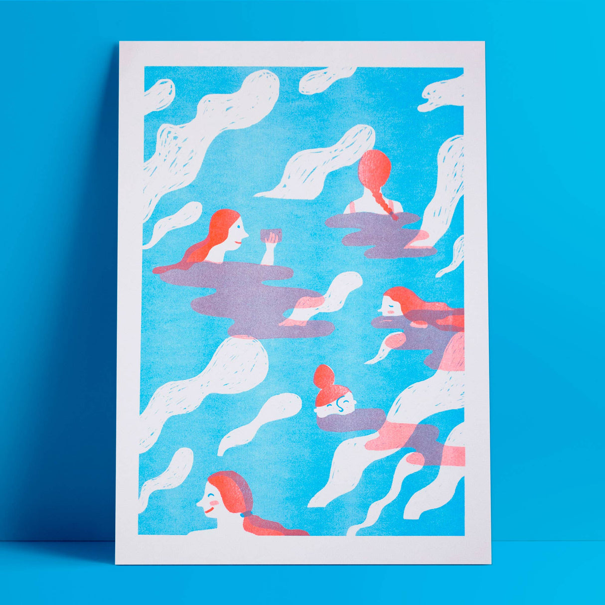 Island IV Risograph Art Print