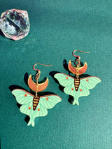 Lunar Moths Earrings