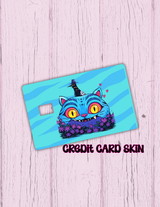 Blue Demon Tiger Credit Card Sticker