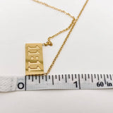 11:11 Charm Pendant Stainless Steel Necklace
