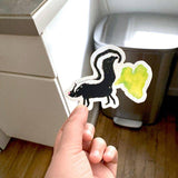 Skunk Heart Vinyl Sticker