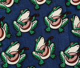 Frog Serenade Embroidered Patch