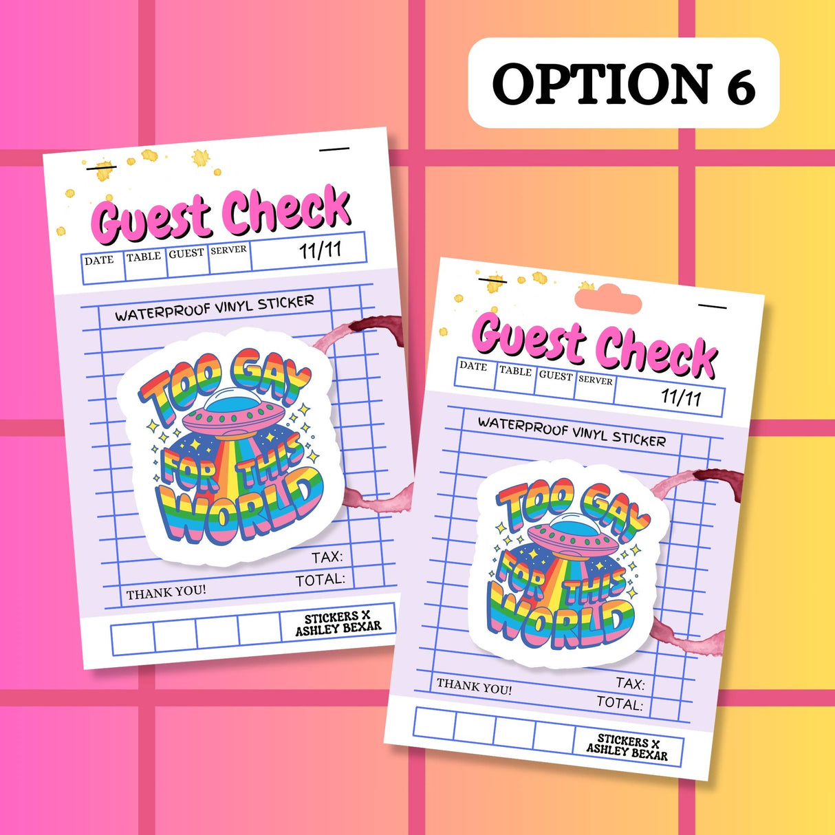 Gay LGBTQIA+ LGBT Funny Pride Waterproof Vinyl Sticker