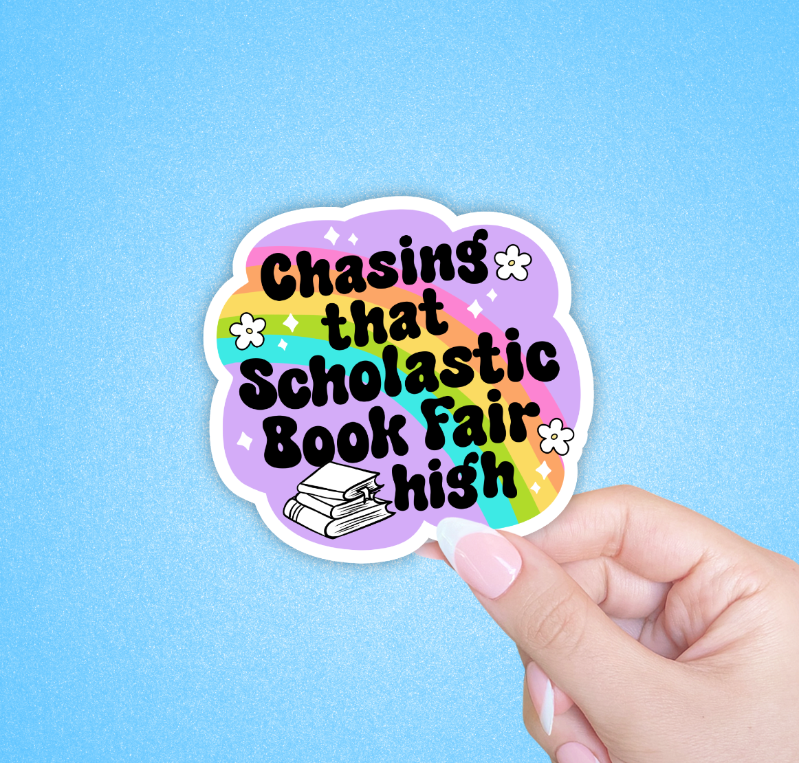 Scholastic Book Fair High Sticker