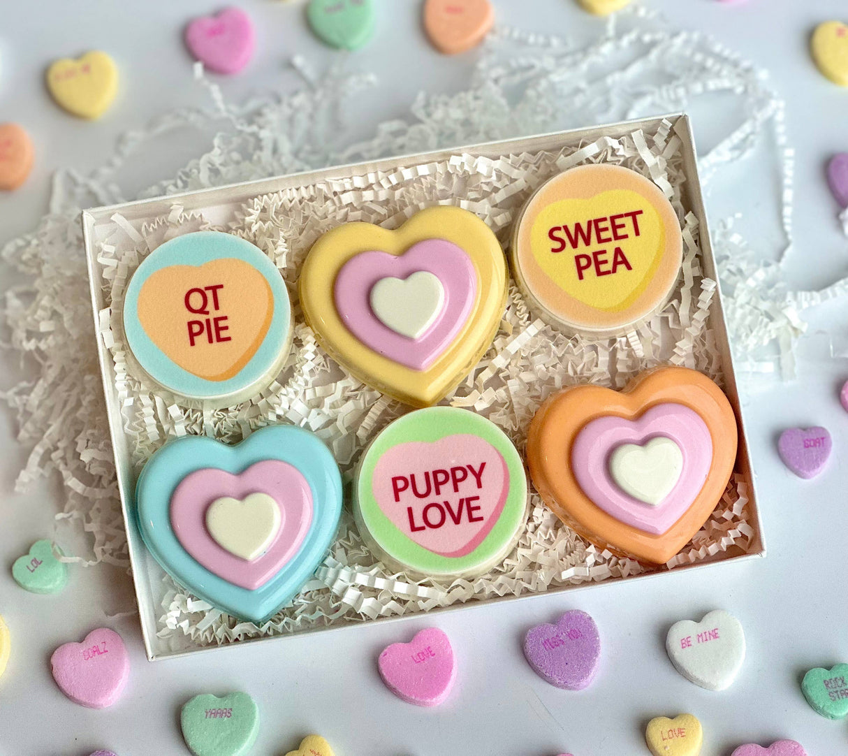 Conversation Chocolate Covered Oreo Valentines Day Gift Box
