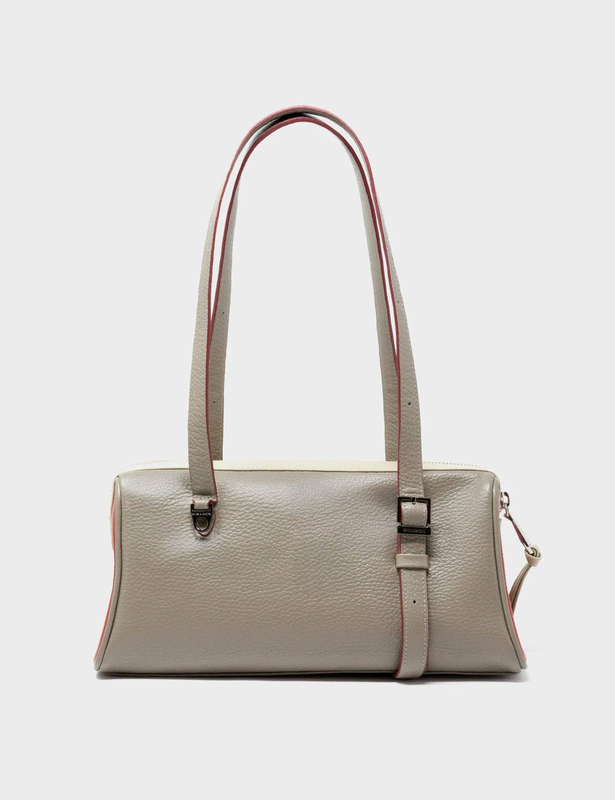 Esther Tuffet Brown Satchel Mini Bag - All Over Eyes Embroidery