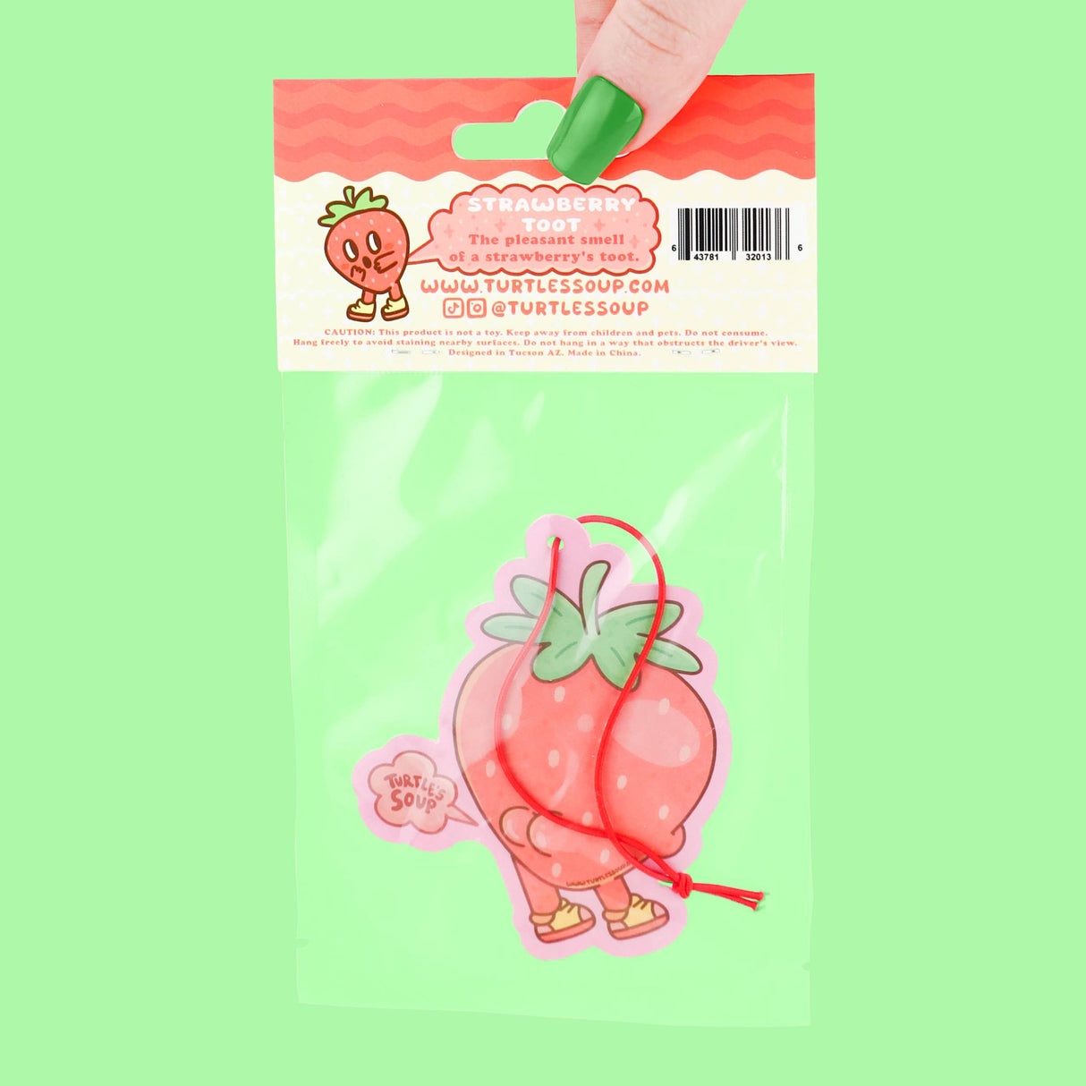 Strawberry Toot Fruit Scented Air Freshener