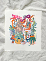 The Sculptor: Hermits of the Dream Islands Art Print
