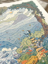 Mountain Dreams Riso Print