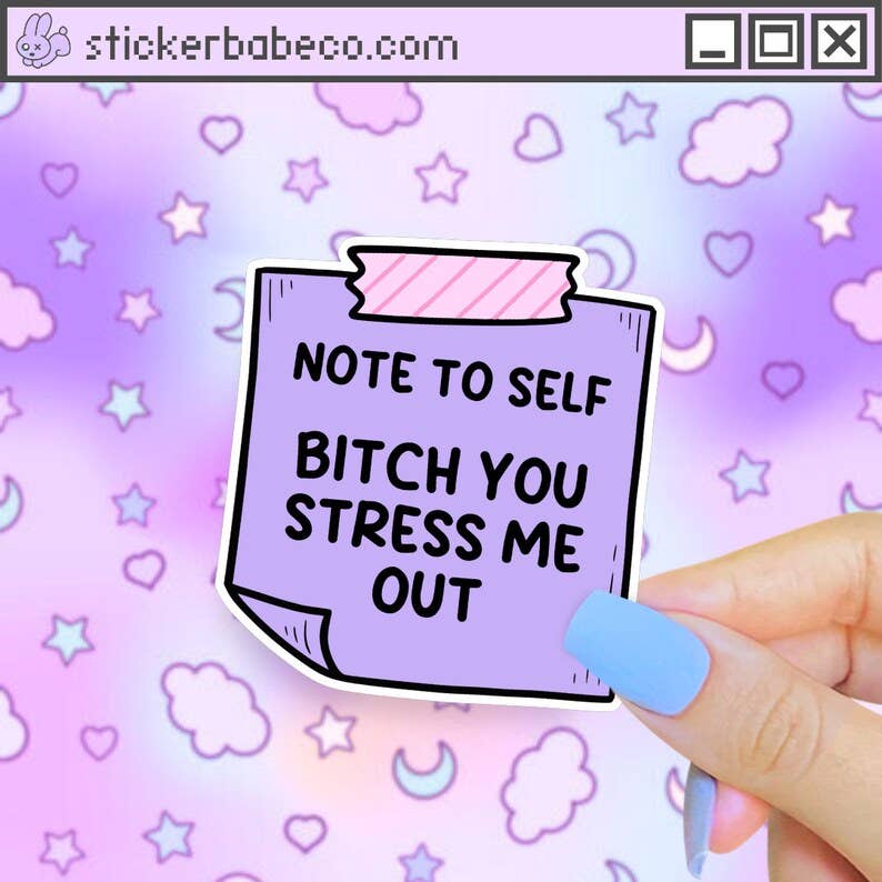 Note to Self Sticker