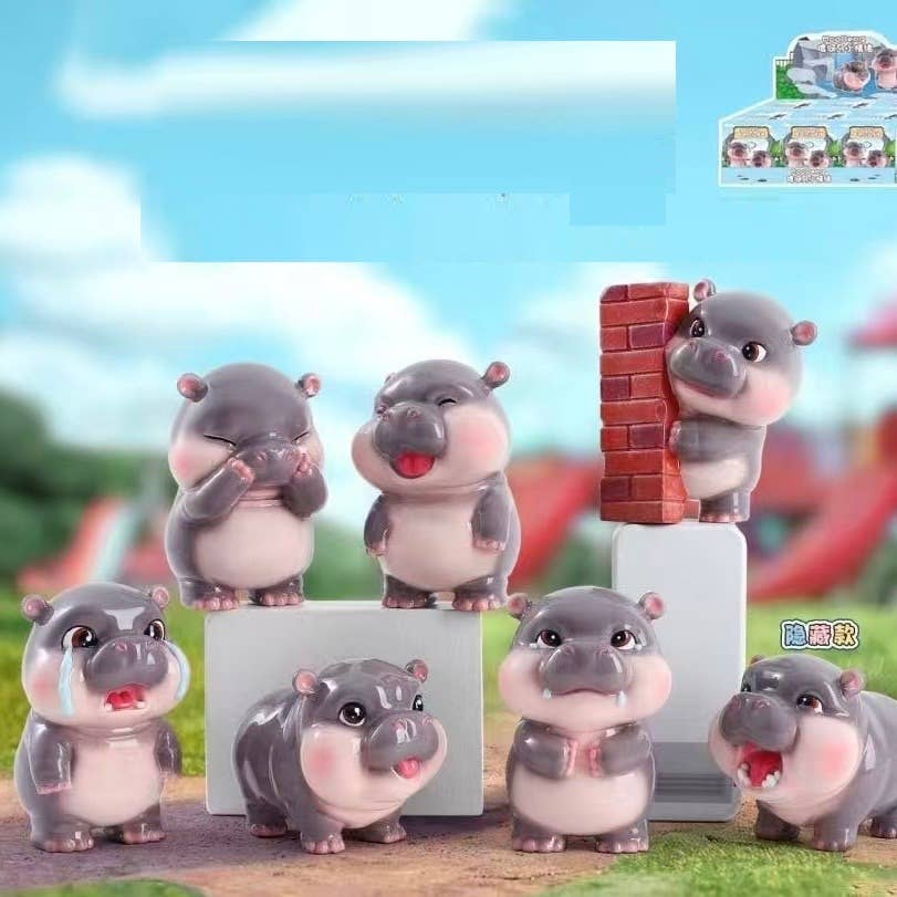 Hippo Figurine Blind Box
