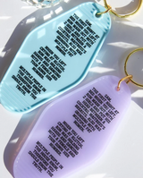 The Note Motel Keychain