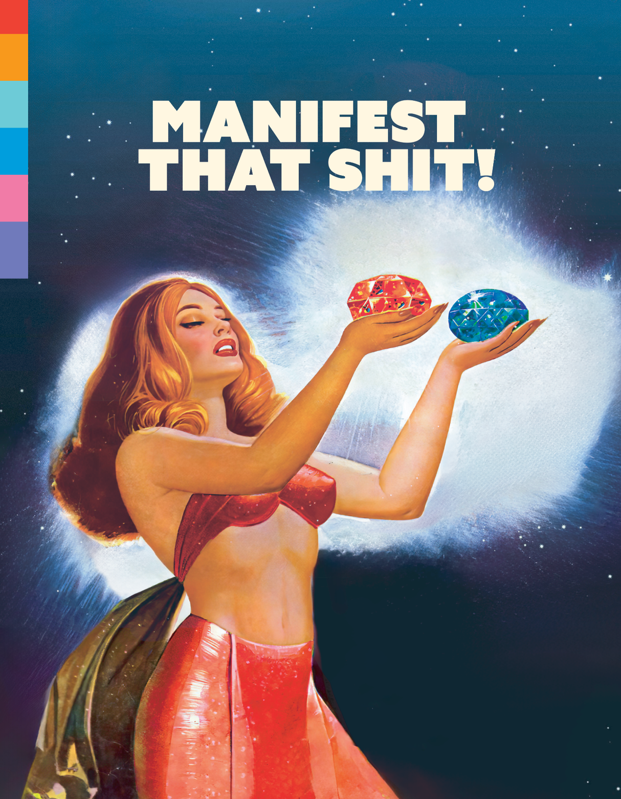 Manifest Crystals Greeting Card