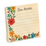 Dear Asshole Note Pad