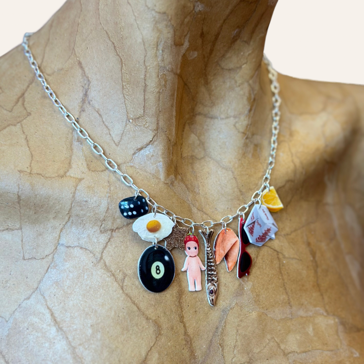Picto Charm Necklace
