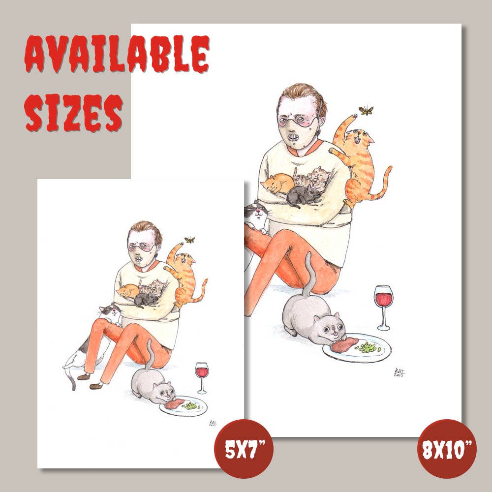Hannibal Lect-purr - Silence of the Lambs Hannibal with Cats