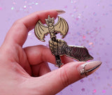 Battle Axe & Gauntlet Enamel Pin