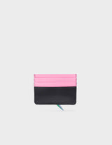 Filium Black Leather Cardholder - Flashie the Cloud Applique