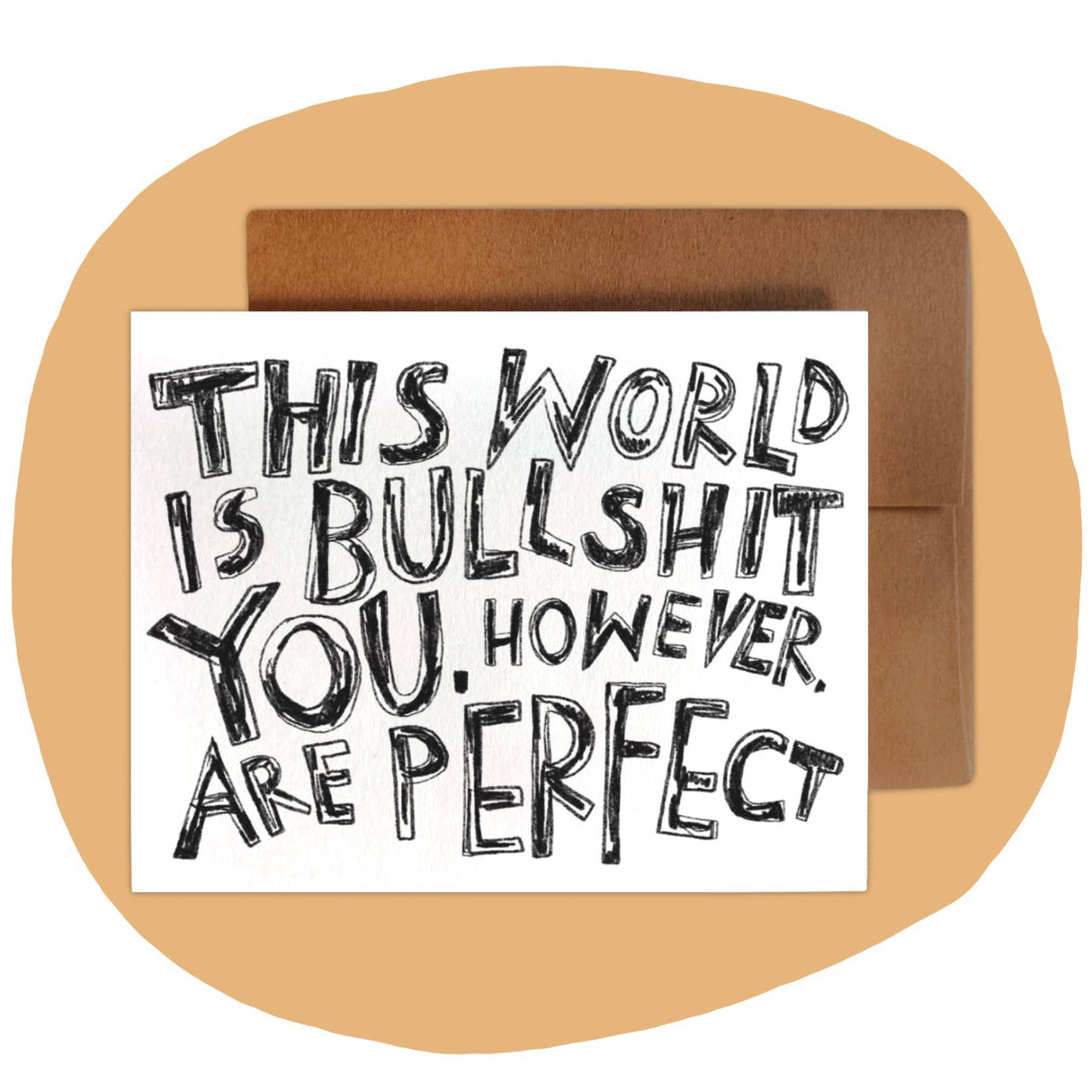 This World is Bullshit Greeting Card