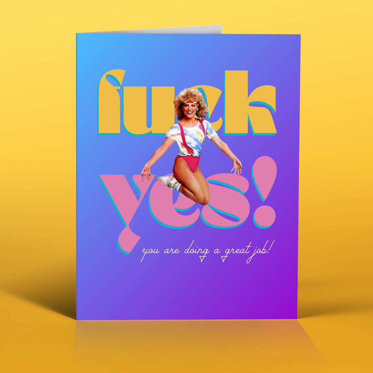 Fuck Yes Greeting Card