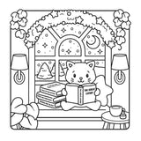Snuggly Winter Coloring Book by
