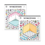 Floats & Fries Tinytown Stickers
